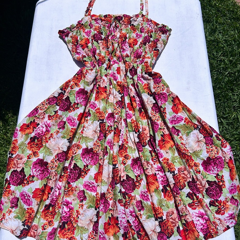 FLORAL MINI DRESS